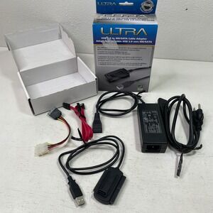 Ultra USB 2.0 to IDE SATA Cable Adapter Kit ULT40112 External Hard Drive Bridge
